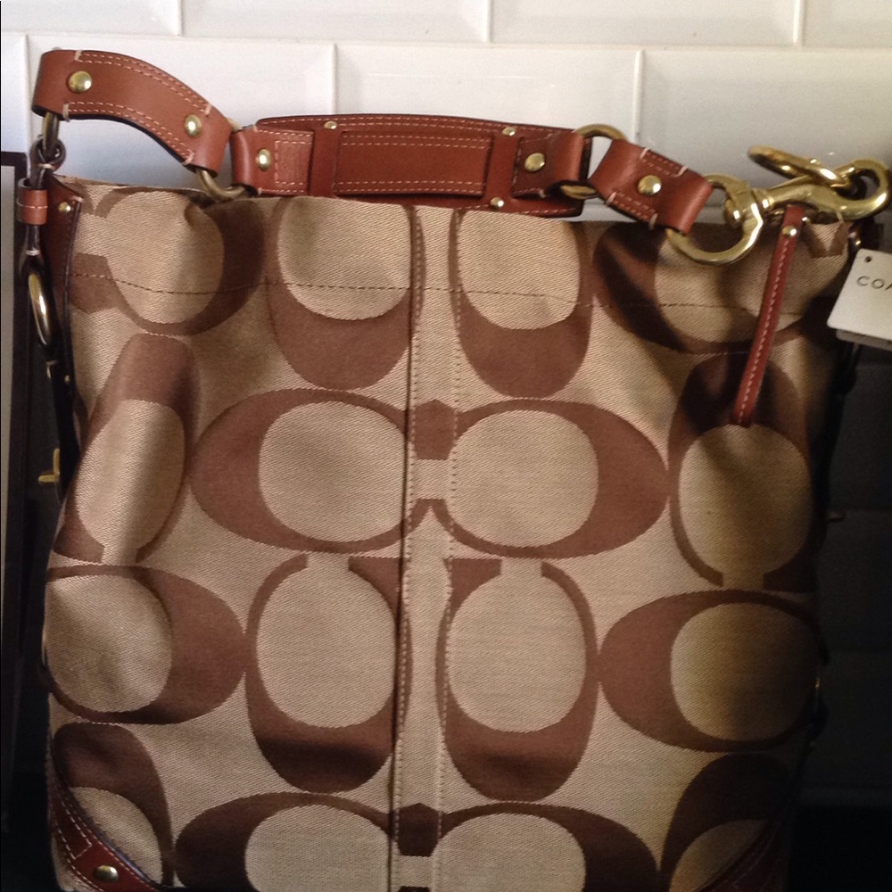 Never used Classic COACH bag in original bag & box